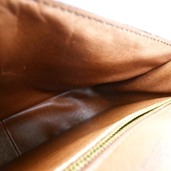 LOUIS VUITTON Saint Cloud GM Shoulder Bag Monogram Leather Brown - Picture 4 of 16